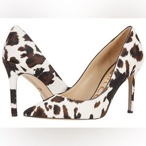 Sam Edelman cow hair heels